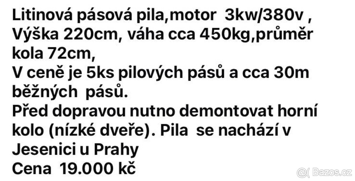 Pasová pila - 8