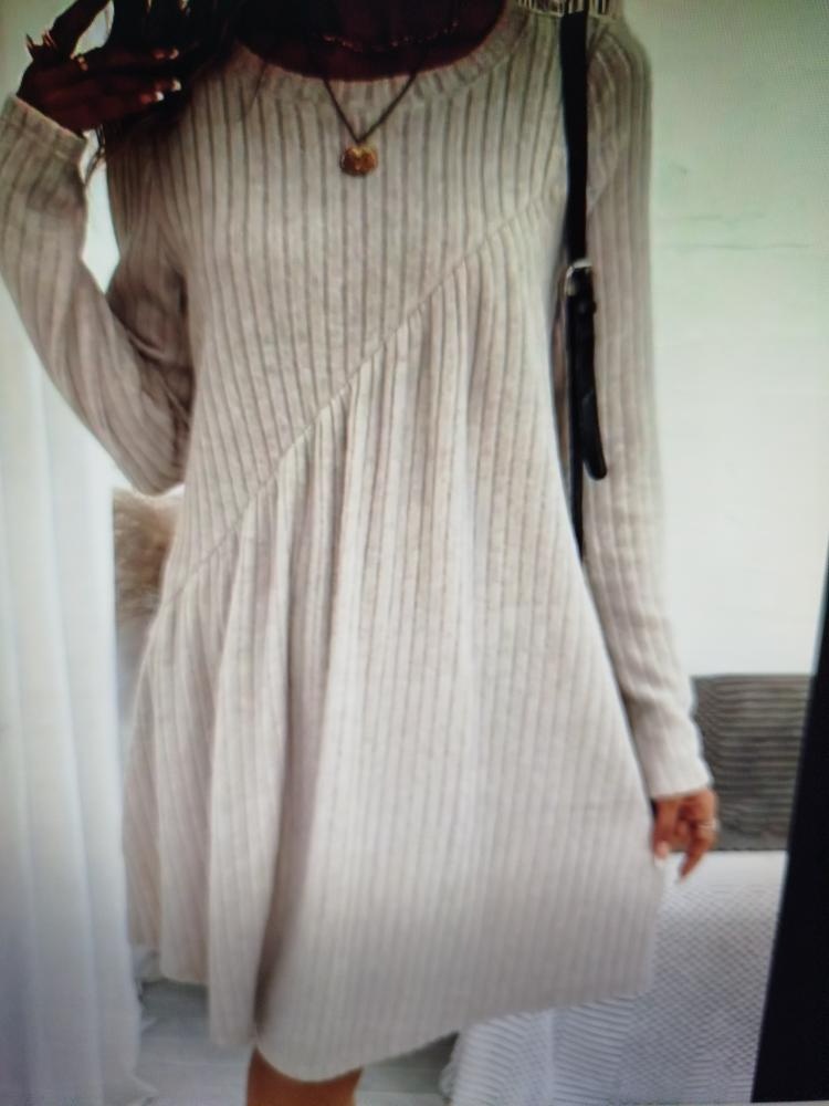 Béžové šaty NOVÉ vel.přibl.52-54 - 8