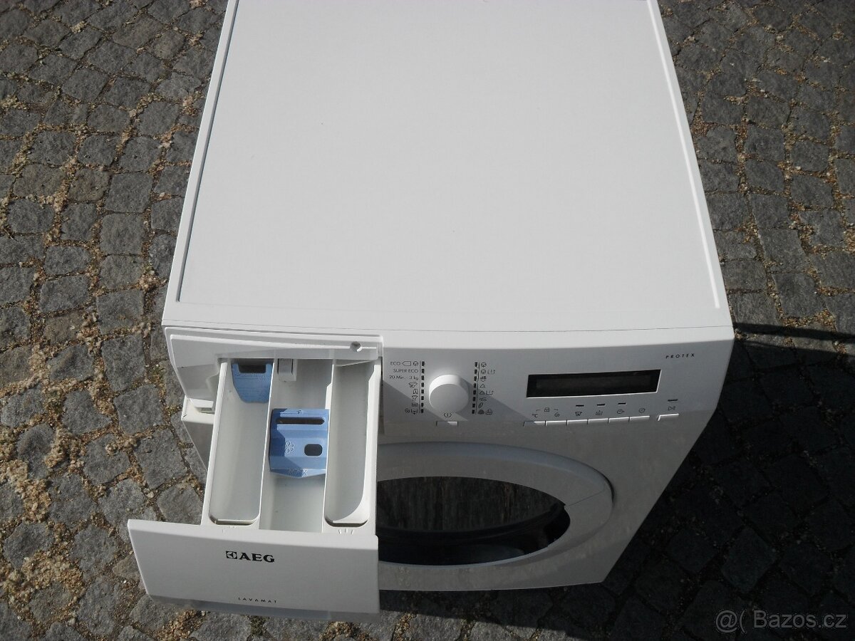 NĚMECKÁ PRAČKA AEG-8KG,A+++,OPTISENSE,TICHÝ MOTOR,PARNÍ PROG - 8