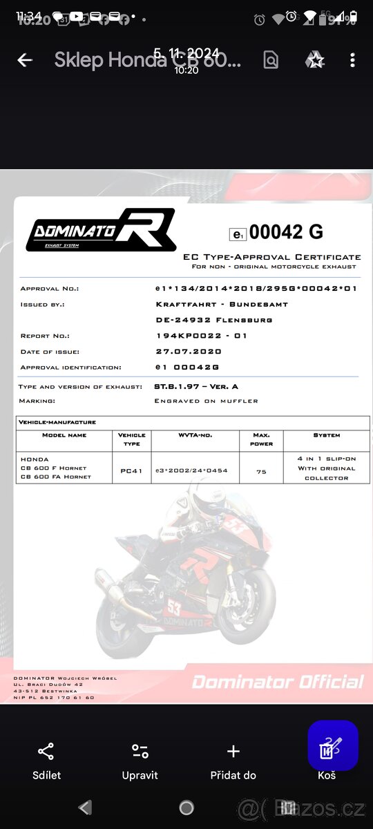 Honda Hornet 600 - 8