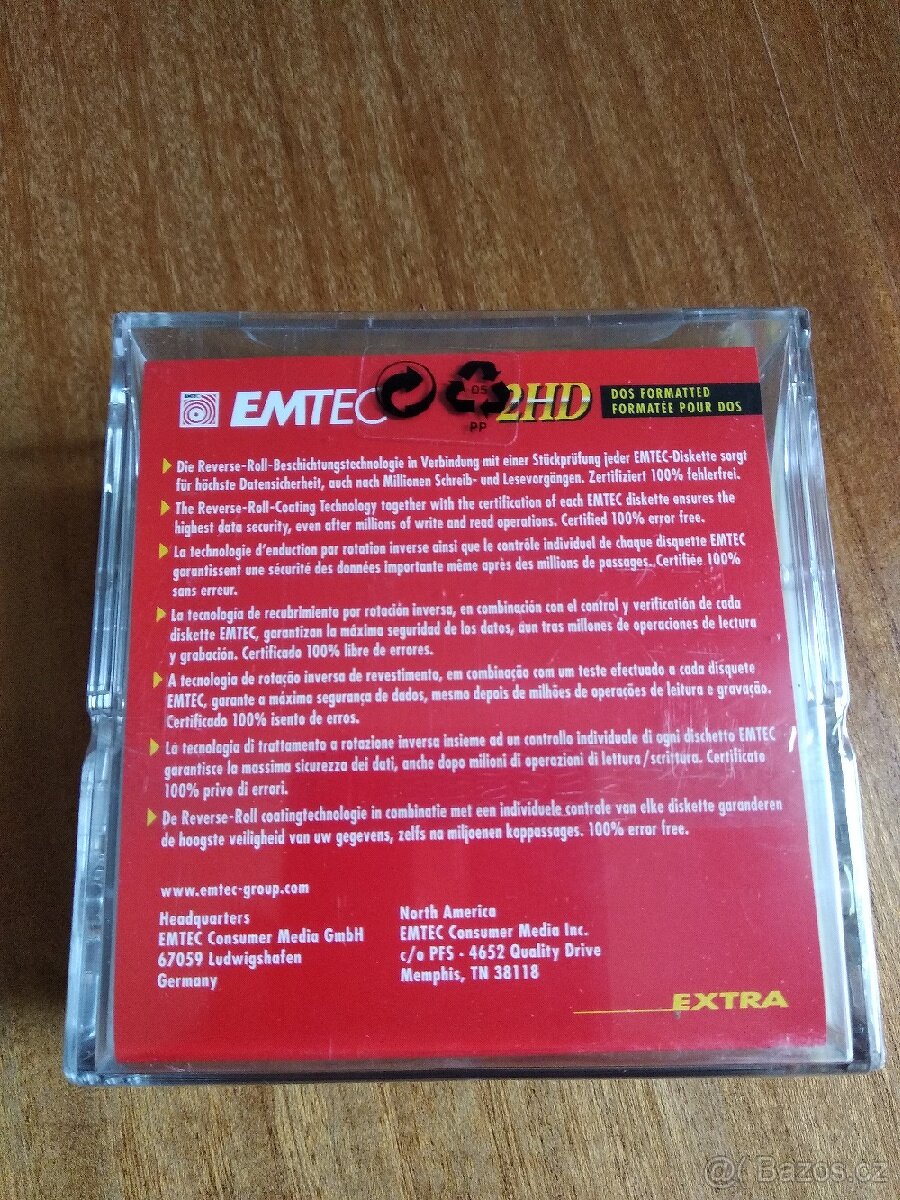 Diskety 2HD BASF - EMTEC a Verbatim a SONY - 8