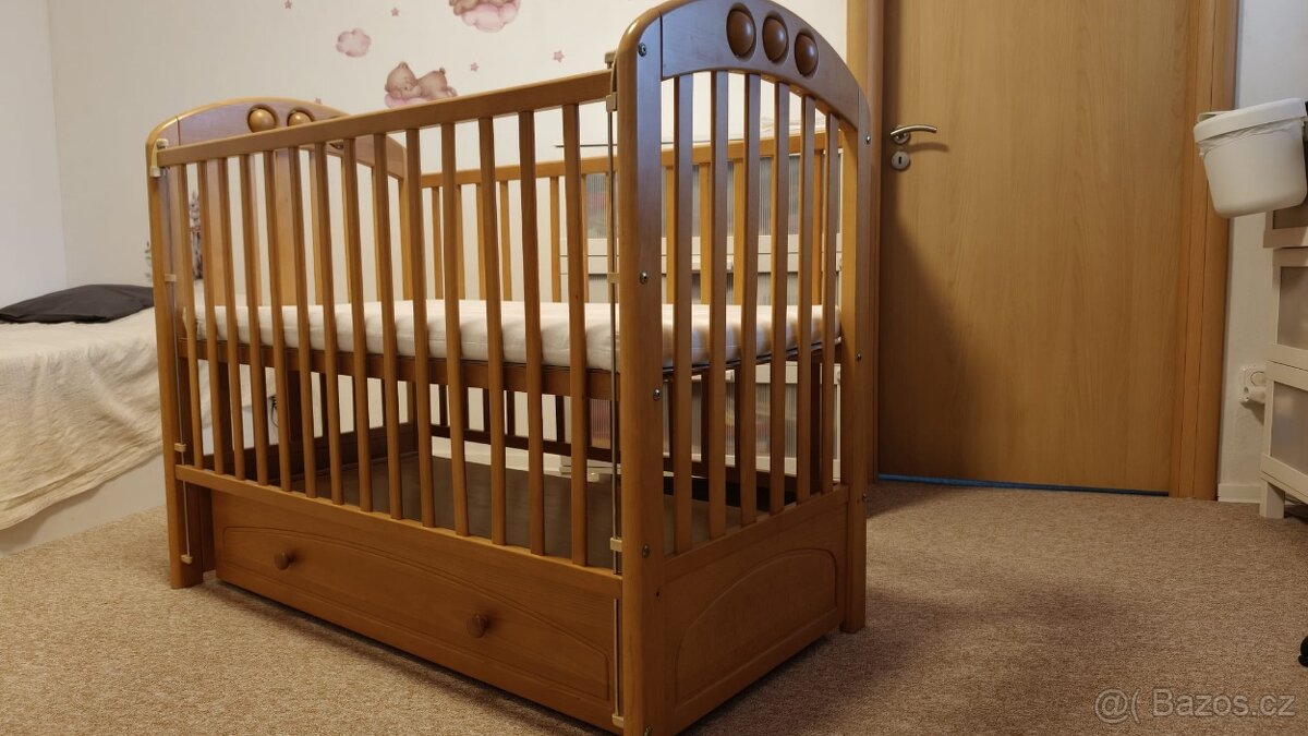 Dětská postýlka Scarlett se šuplíkem - 8