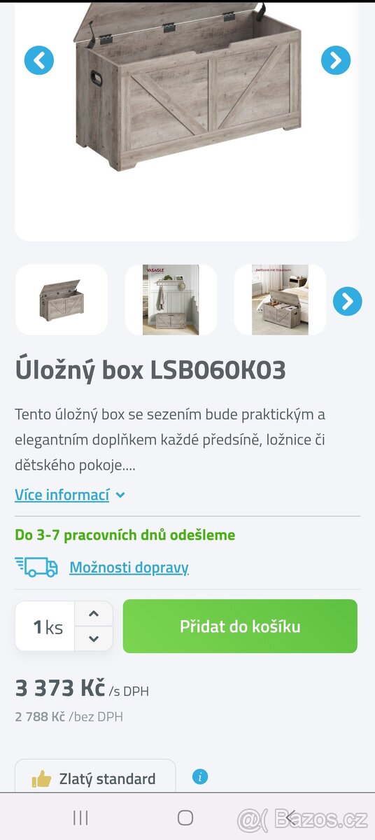 Truhla dřevěná nová - 8