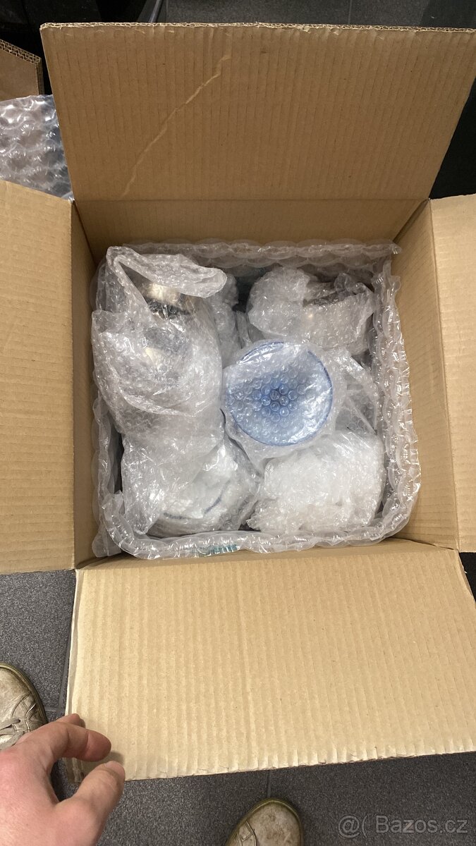 Modrý skeleněný set - 8