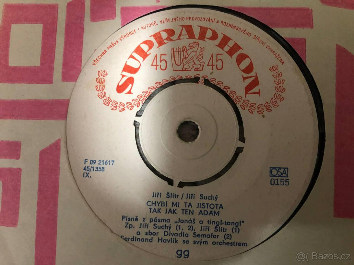 LP Gramofonové desky 55 Ks Mix - (i po kuse) (Sada 01) - 8