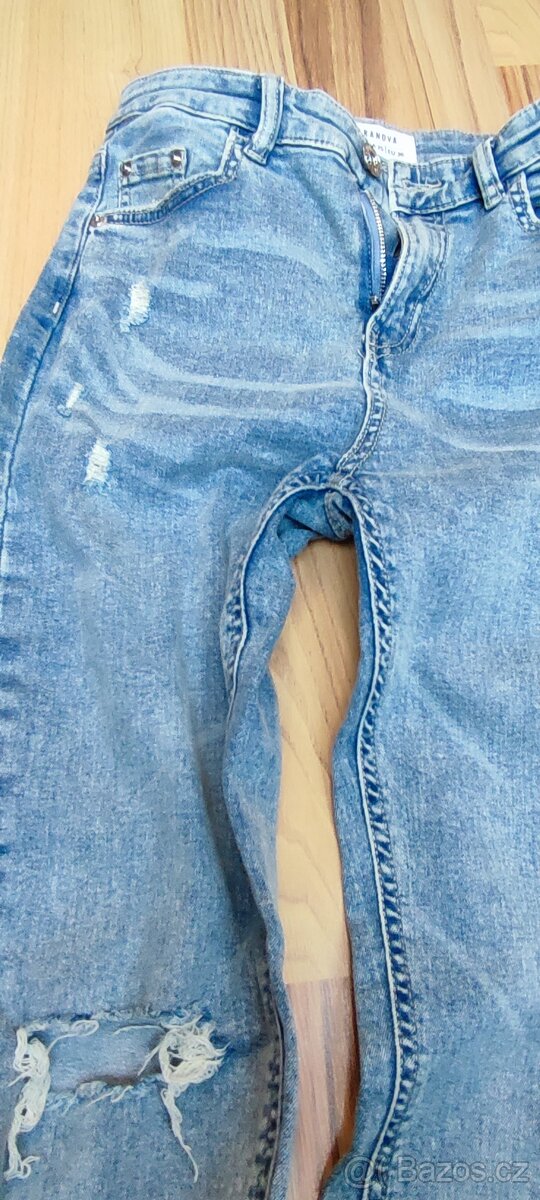 Dívčí světlé jeansy, vel. 36 - 8