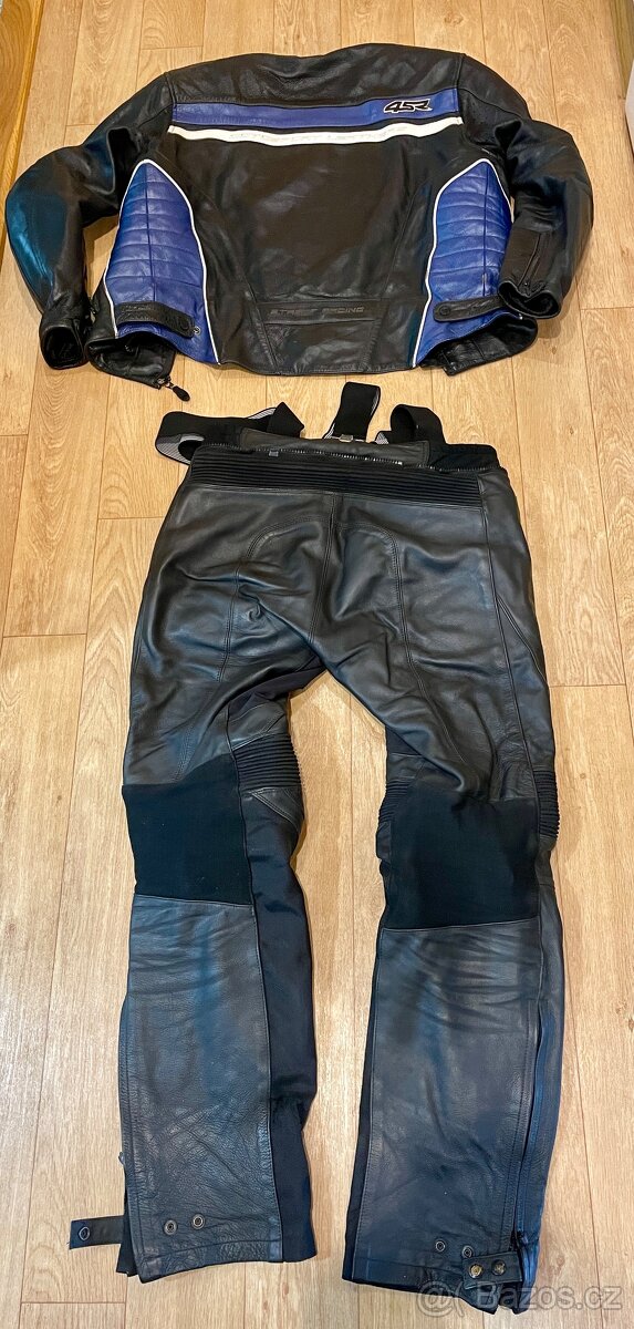 Kožená dvojdílná kombinéza 4SR - 8