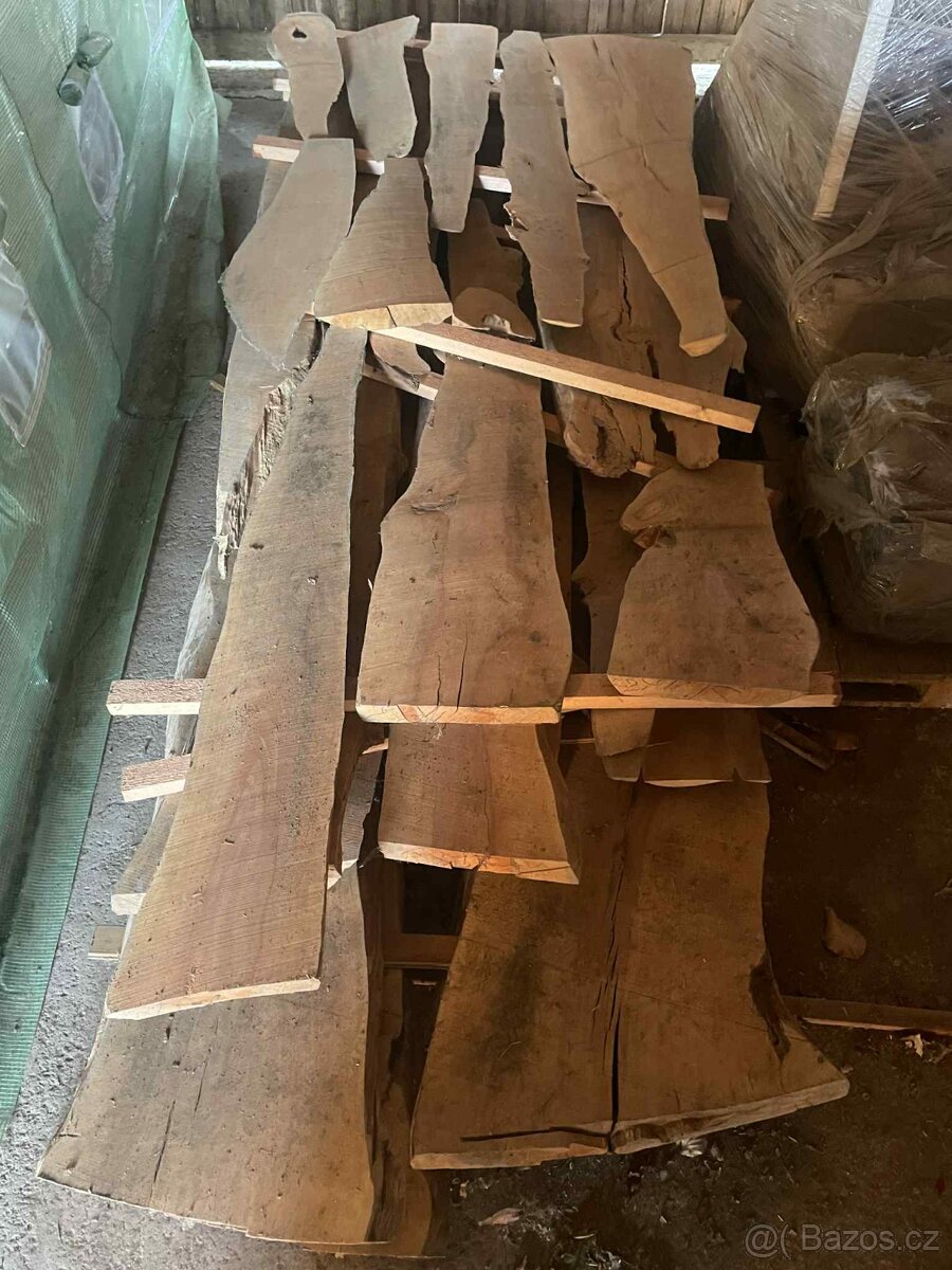 5 let suchý MODŘÍN a TOPOL – truhlářské fošny a prkna (Jičín - 8