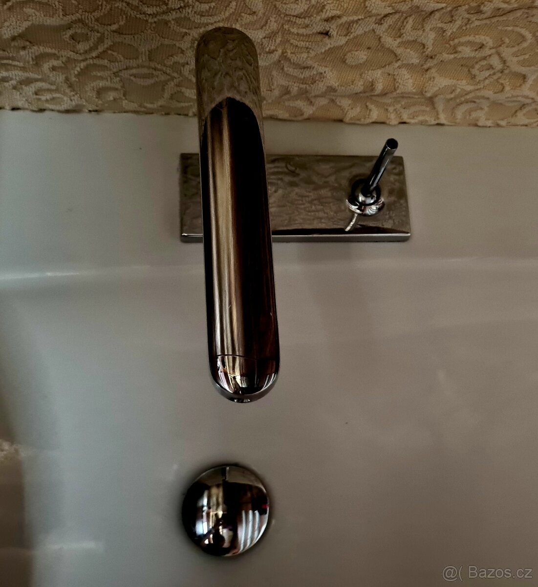 Designové umyvadlo s baterií -BEZ POŠKOZENÍ, odpad uprostřed - 8