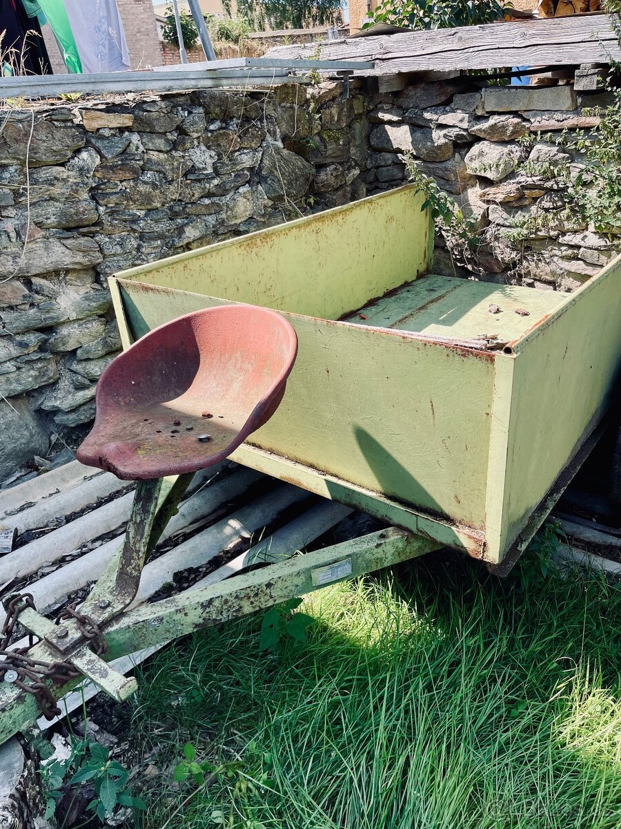 Malotraktor Agrozet 1958 + nákladní přívěs a příslušenství - 8