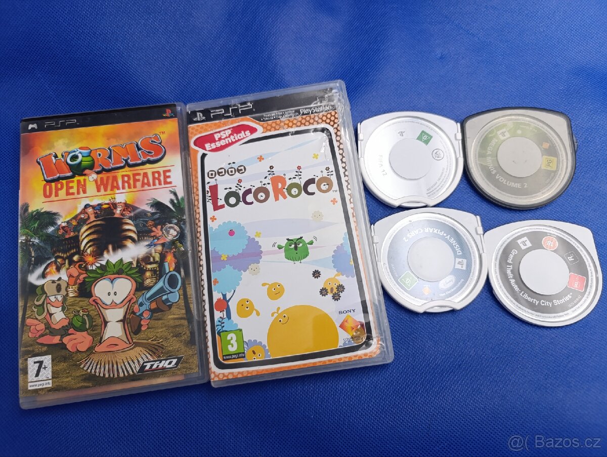 Sony PSP PlayStation Portable 3004 + Hry - 8