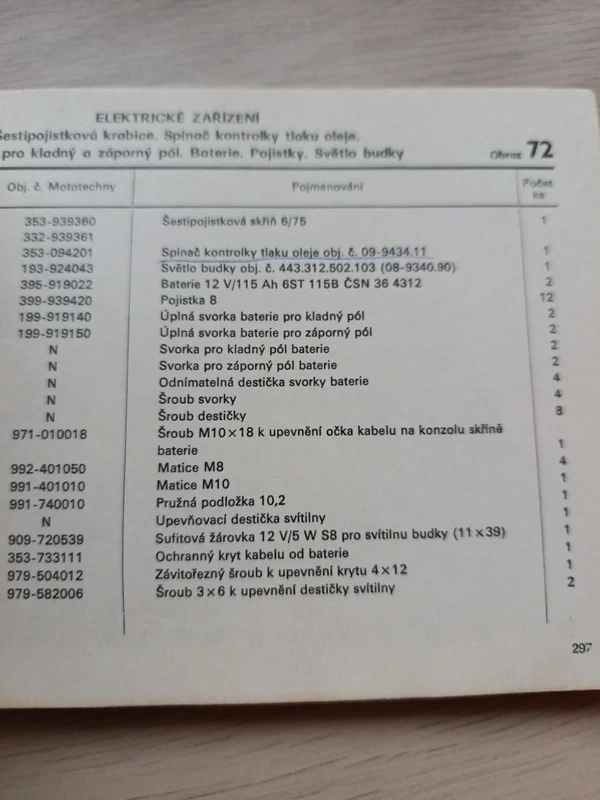 Praga V3S valník - katalog náhradních dílů - 8