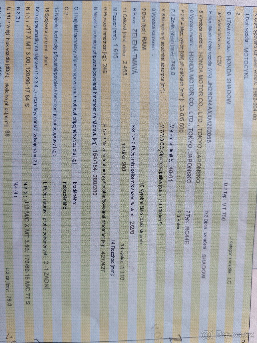 Honda shadow 750 - 8