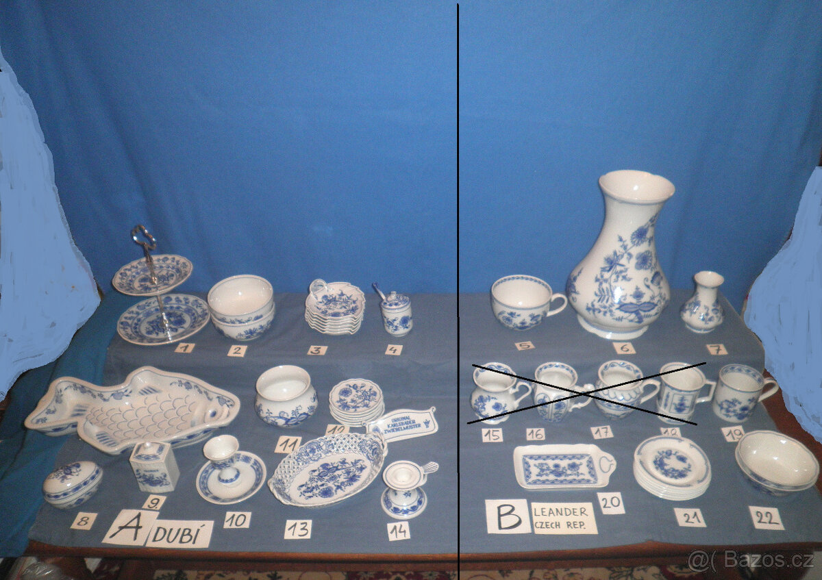 Cibulák porcelán - sbírka - 8