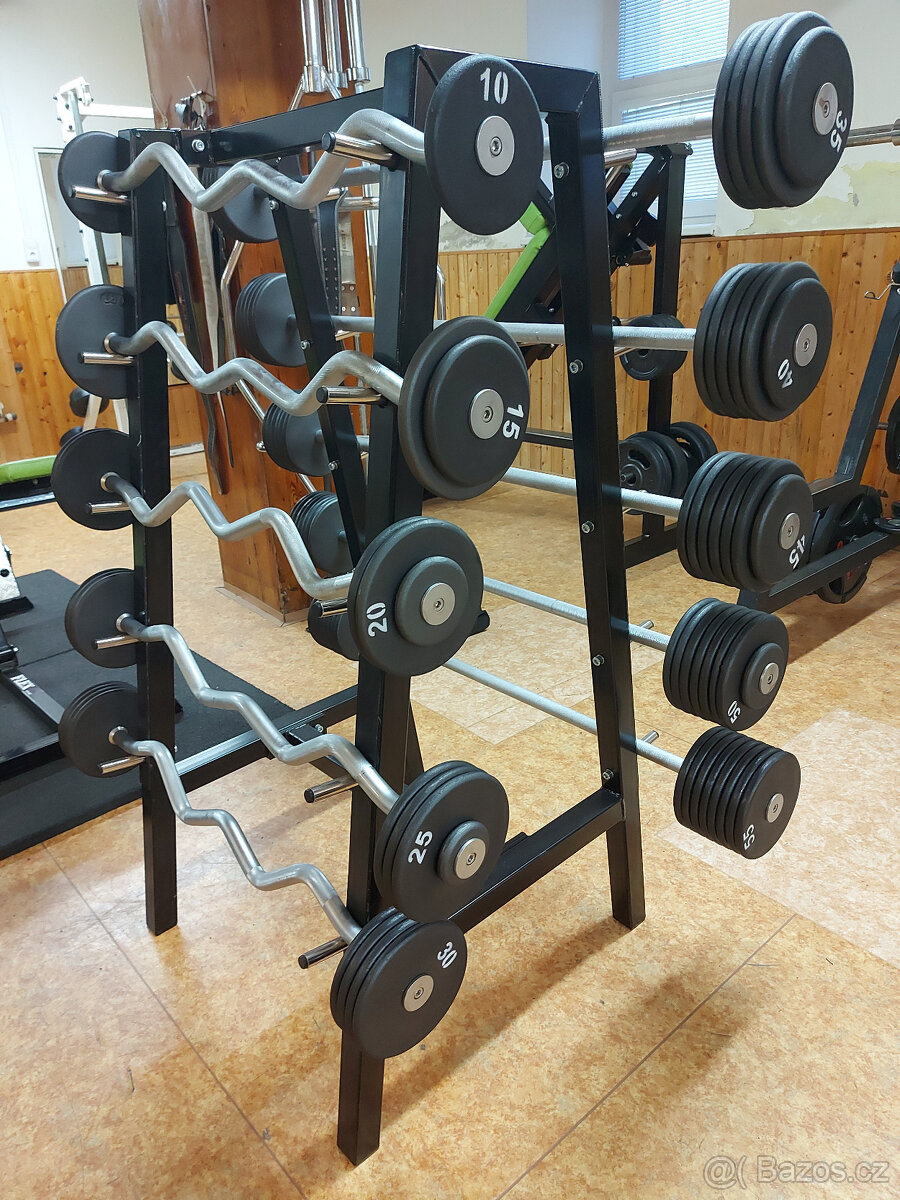 Bicepsová osa pevná váha (rovná, EZ) - NOVÁ - 8