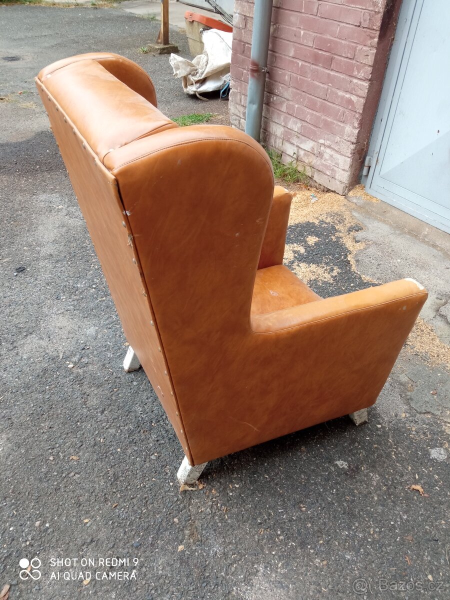 Křeslo koženkové - 8