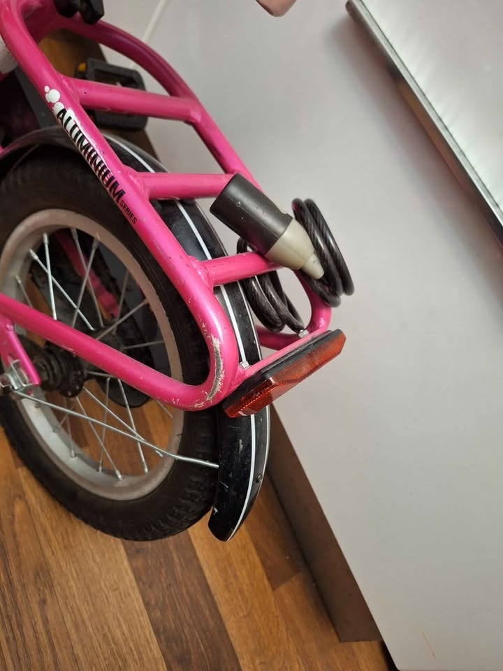 Dětské kolo vel.14 + helma a kolečka - 8