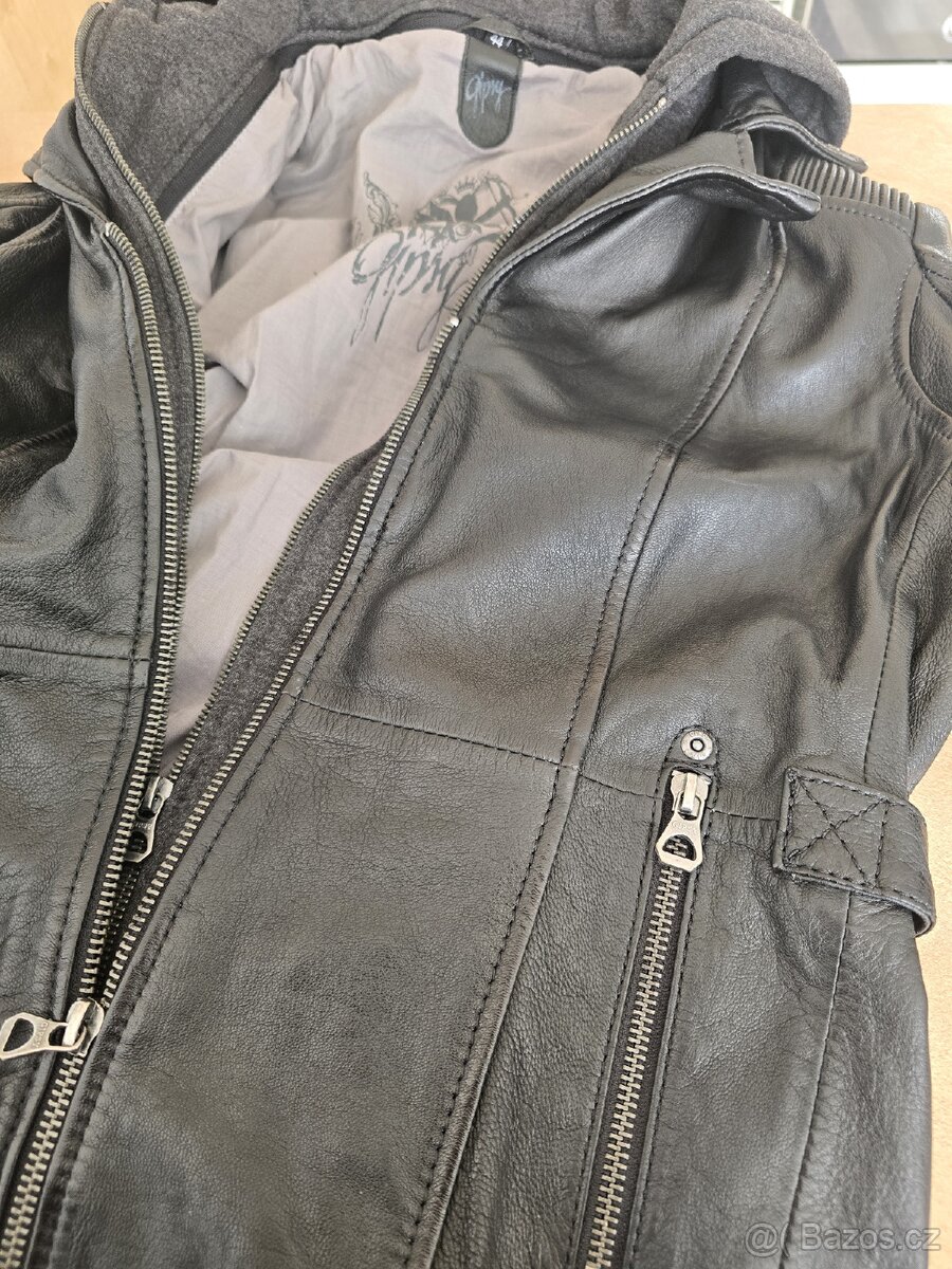 Dámská kožená bunda vel. XL - 8