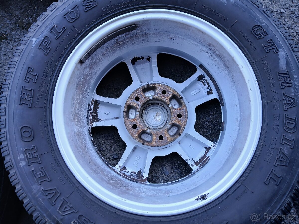 Prodám sadu Orig ALU kol KIA 245/65R17 celoroční - 8