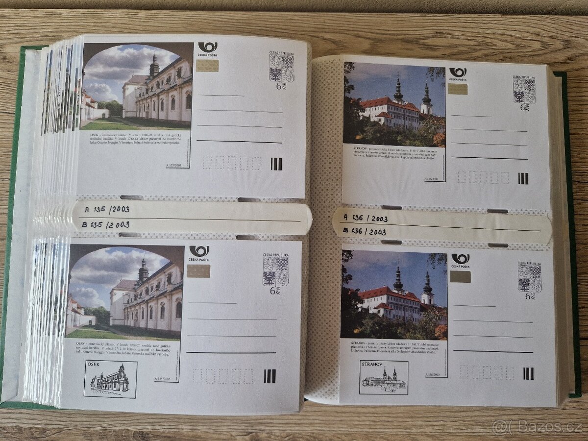 Dopisnice ČR v zásobníku. - 8