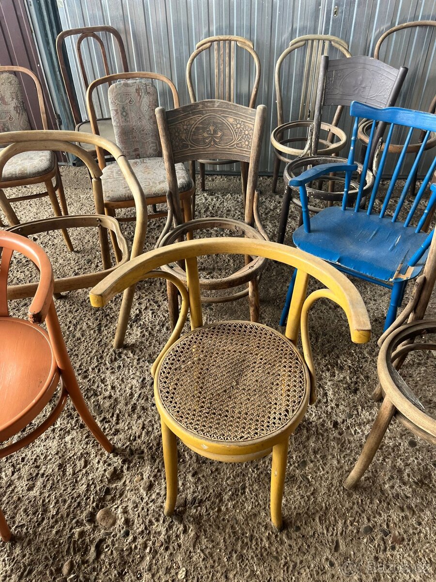 Staré Thonet židle - 8
