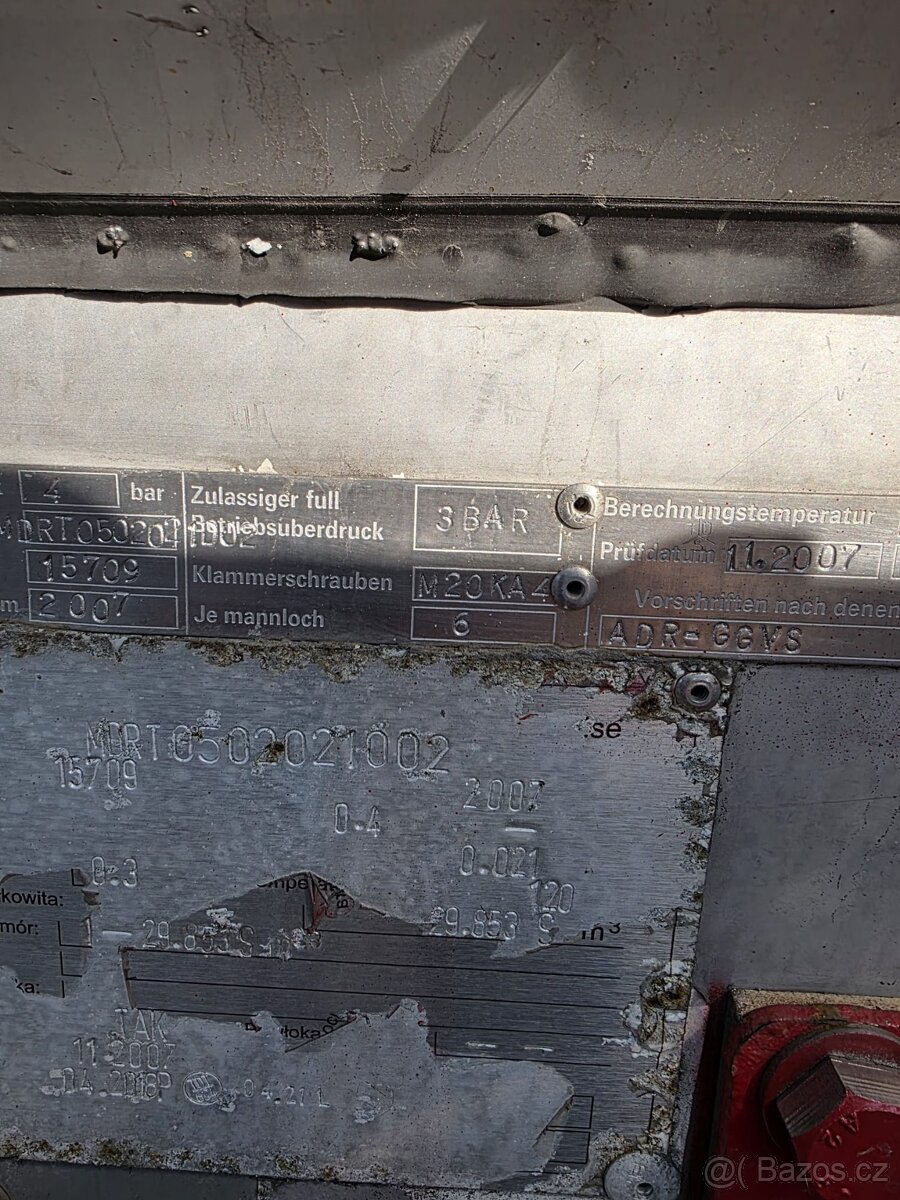 Cisterna Magyar, ADR, 4komory, 34t, 2008 - 8