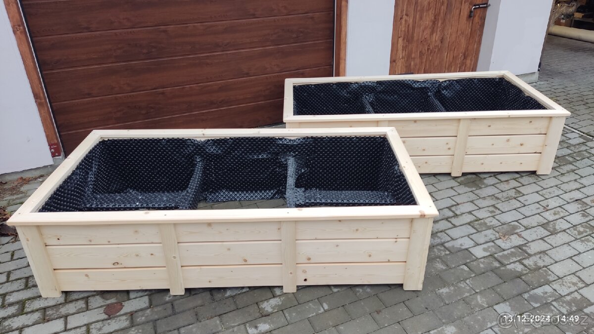 TRUHLÍKY, vyvýšené záhony... různé rozměry, design... - 8
