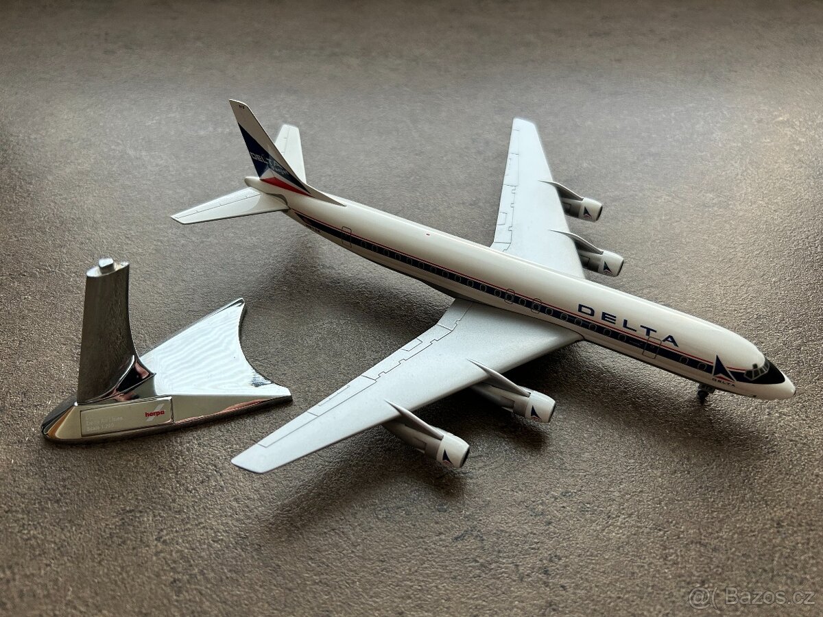 Model letadla Herpa / 1:200 / DC8 / Delta / Yesterday Serie - 8