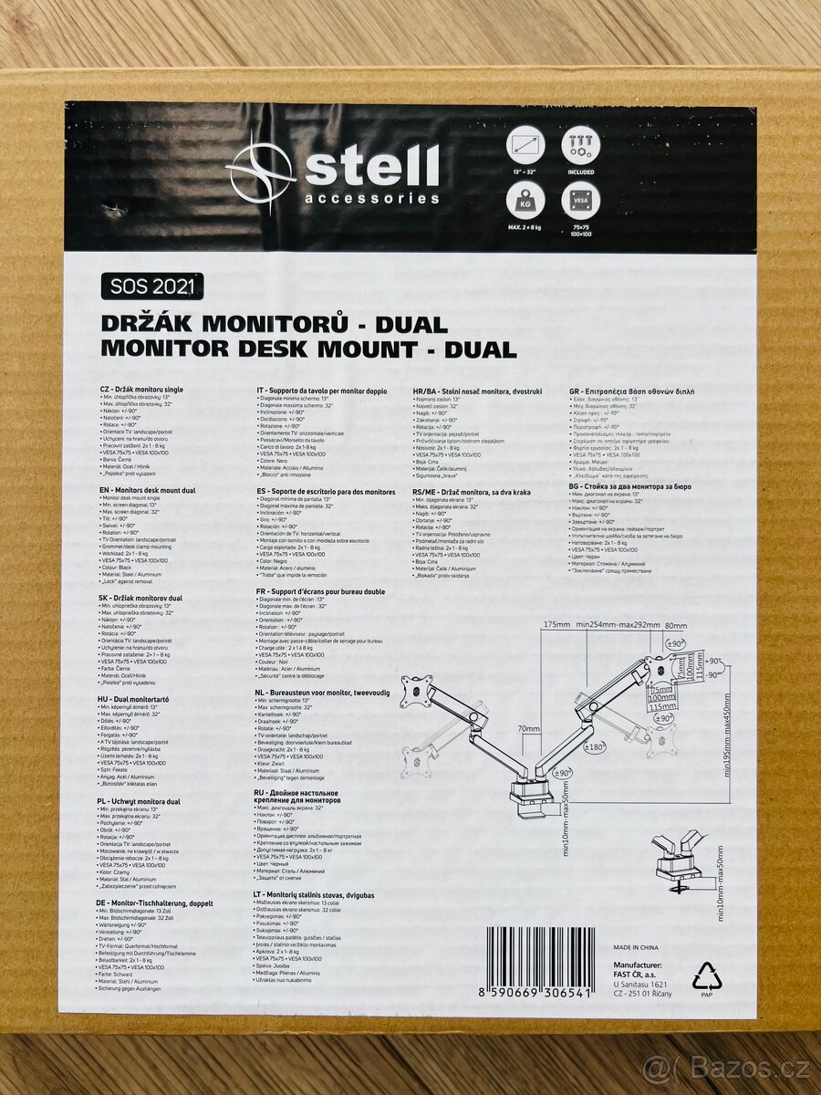Držák na dva monitory - 8