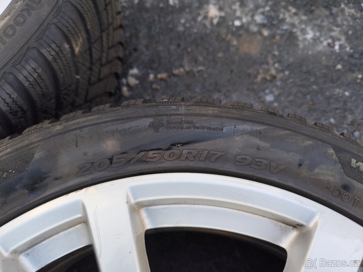 Alu 5 x 112, zimní pneu 205/50/17 - 8