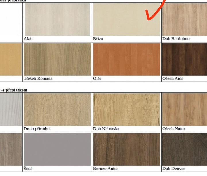 Postel 180x200cm laminát vzhled bříza - 8