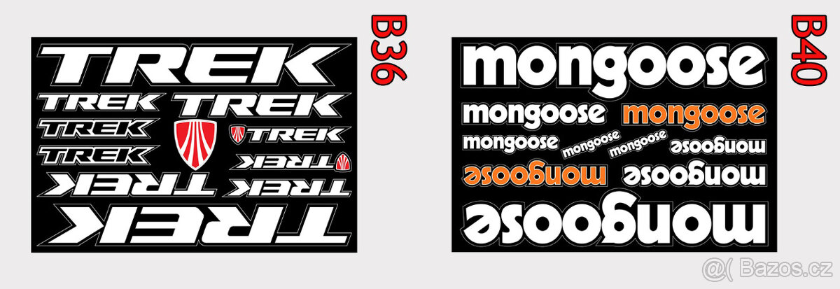 Polepy na kola Cannondale, RockShox, Trek, Merida, GT, Giant - 8