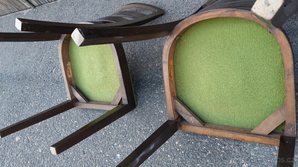židle Thonet retro, 4 ks - 8
