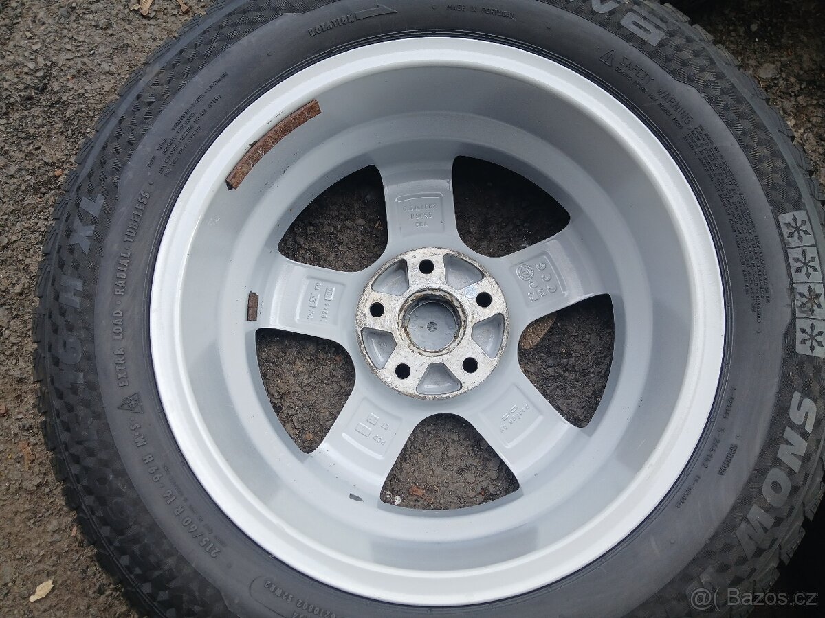 P- Sada ALU kol MSW 215/60R16 zimní - 8