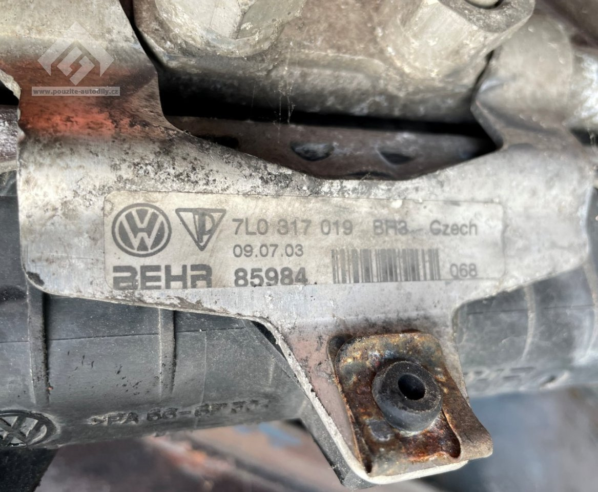 Chladiče, sahara, ventilátory VW Touareg 7L - 8