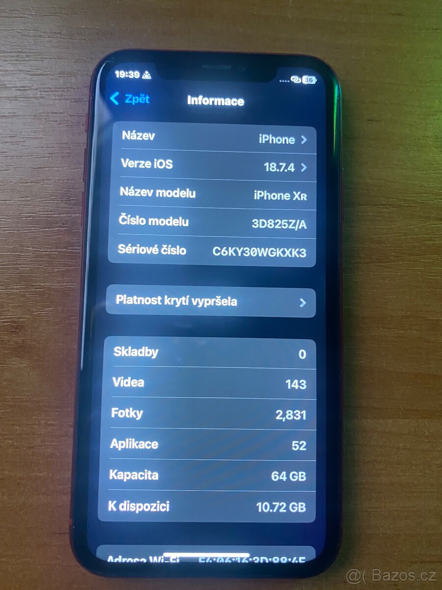 Prodám iPhone XR 64GB - 8