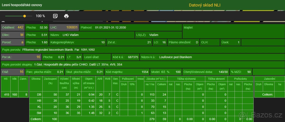 Prodám pozemky v katastrálním území Louňovice pod Blaníkem - 8