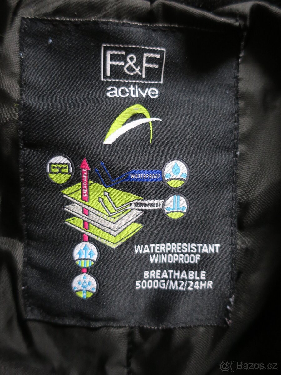 Zimní softshellové lyžařské kalhoty, vodní sl.5000, vel. S - 8