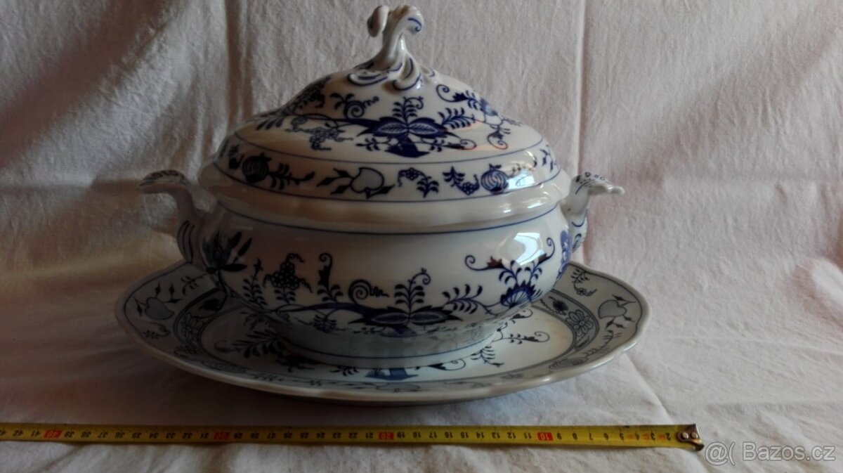 Cibulák 4 druhy polévková / ragú mísa s podnosem I.tř. - 8