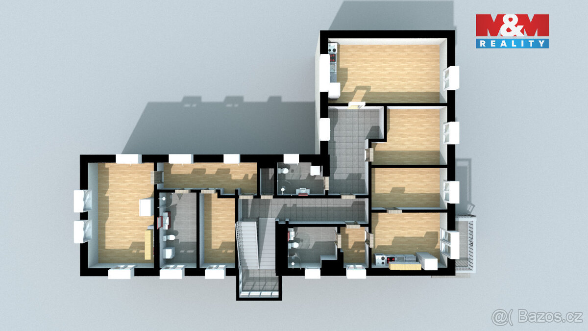 Prodej nájemního domu, 388 m², Jablonec nad Nisou,ul. Sokolí - 8