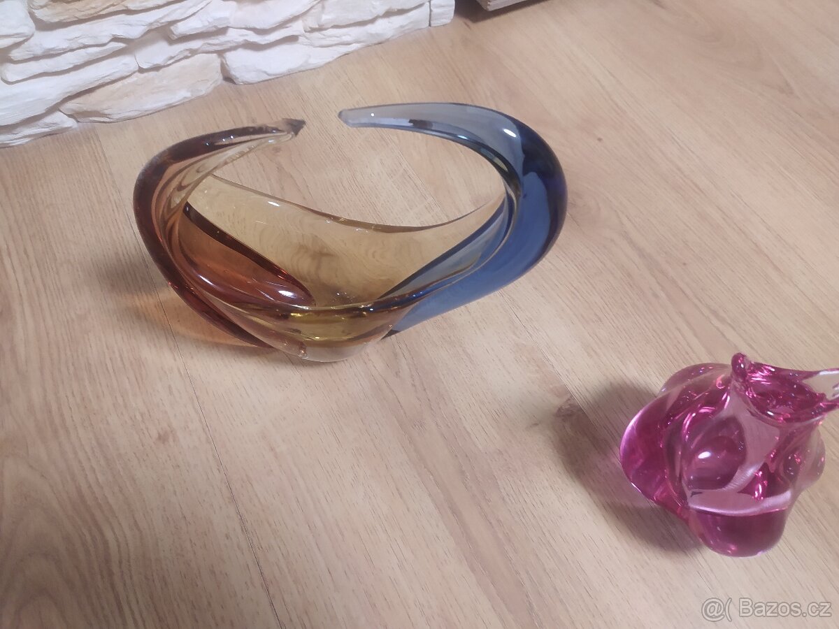 KOLEKCE HUTNÍHO SKLA - 5ks - 8