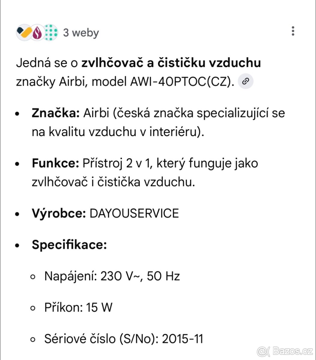 Zvlhčovač vzduchu - 8