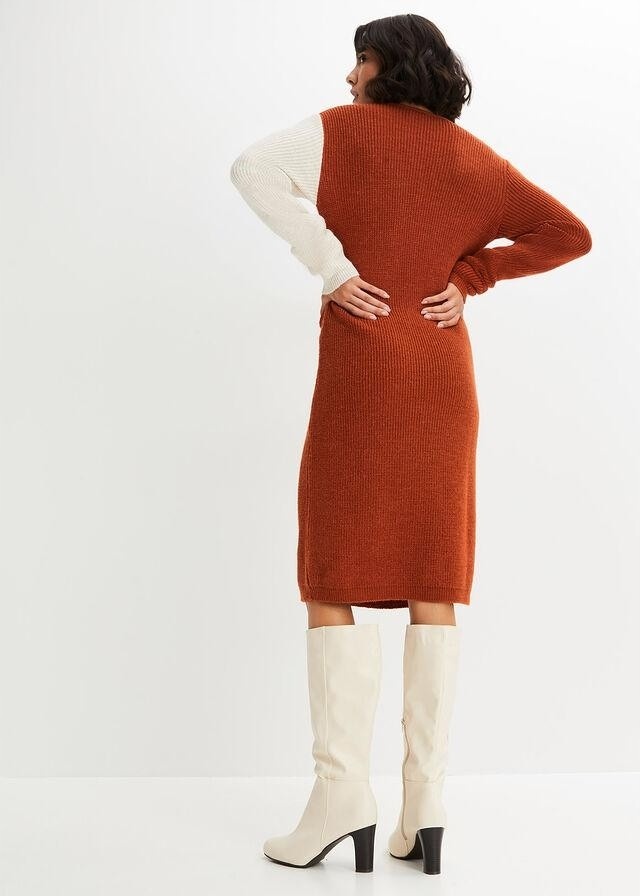 Krásné pletená šaty 40/44 - 8