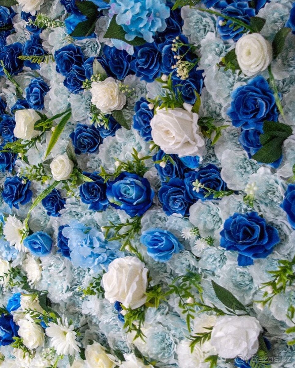 3x Květinová stěna 3D, pozadí - 8