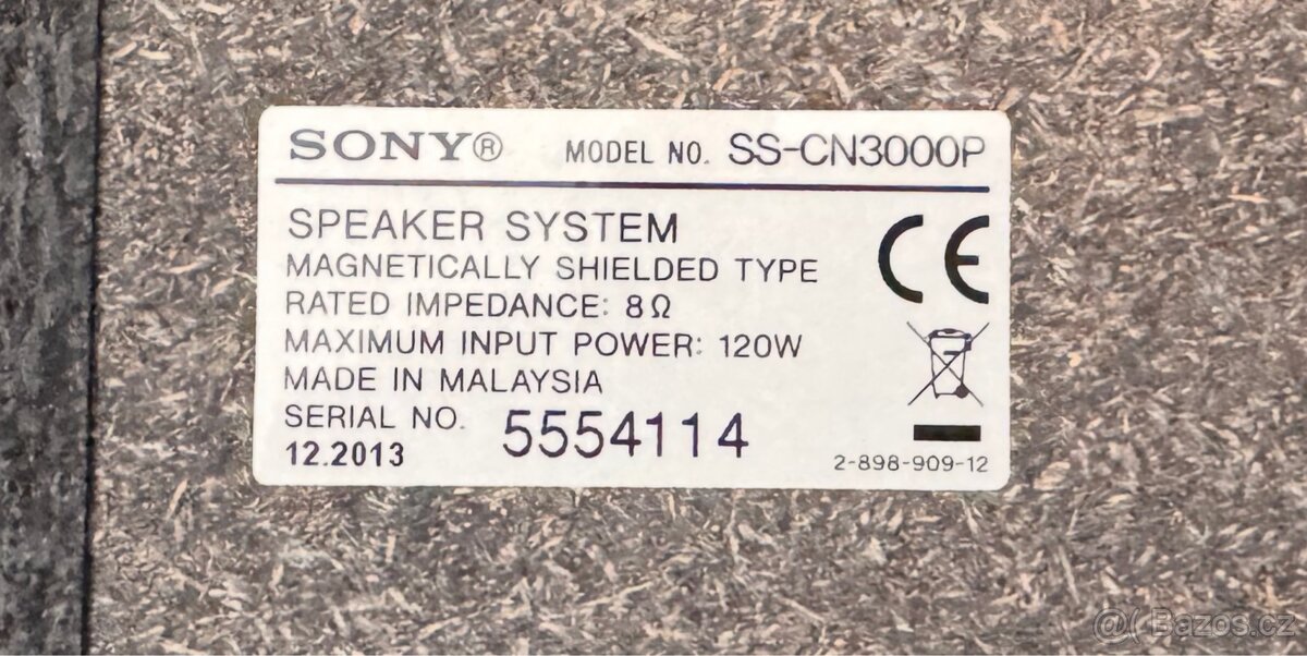 Sloupové reproduktory SONY - set na domácí kino - 8