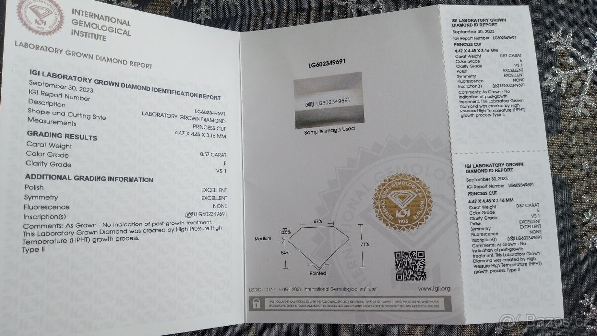 Diamantový prsten Bisaku - 8