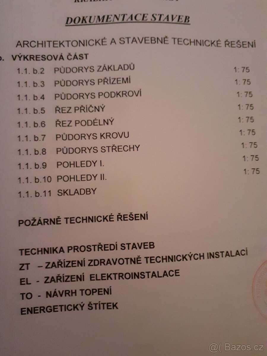 Projektová dokumentace RD - 8