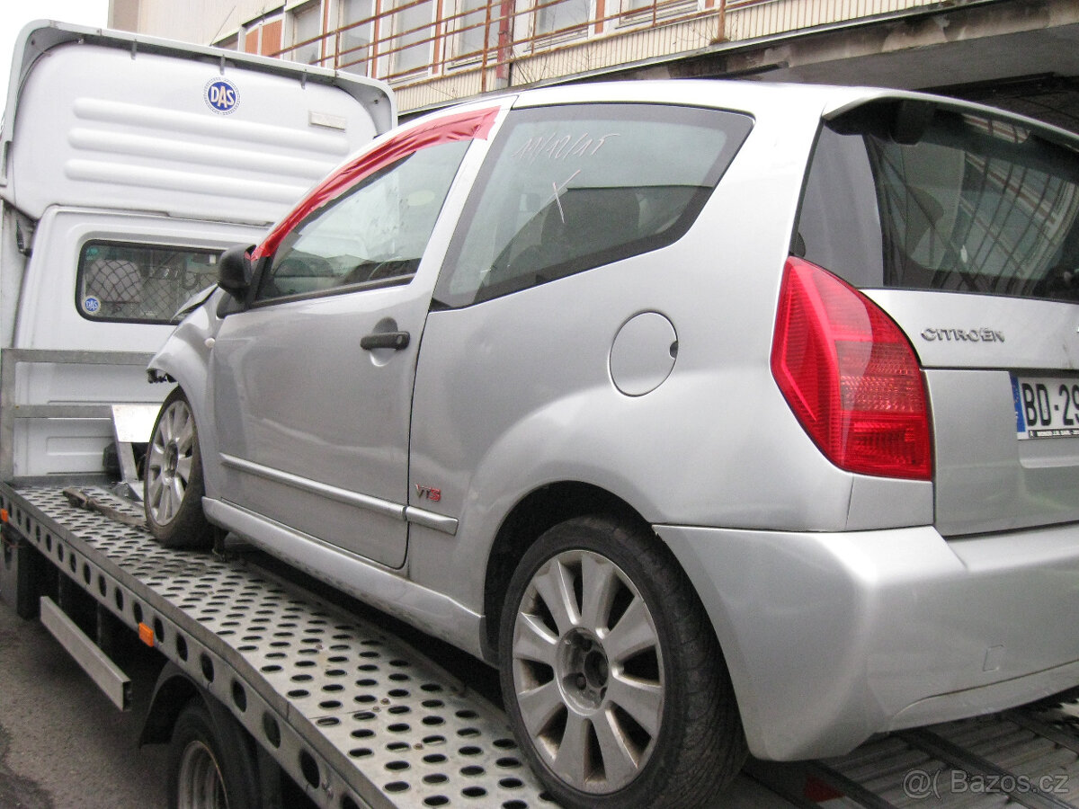 Citroën Náhradní díly C2 1.6i 90kw Vts rv. 2007 - 8