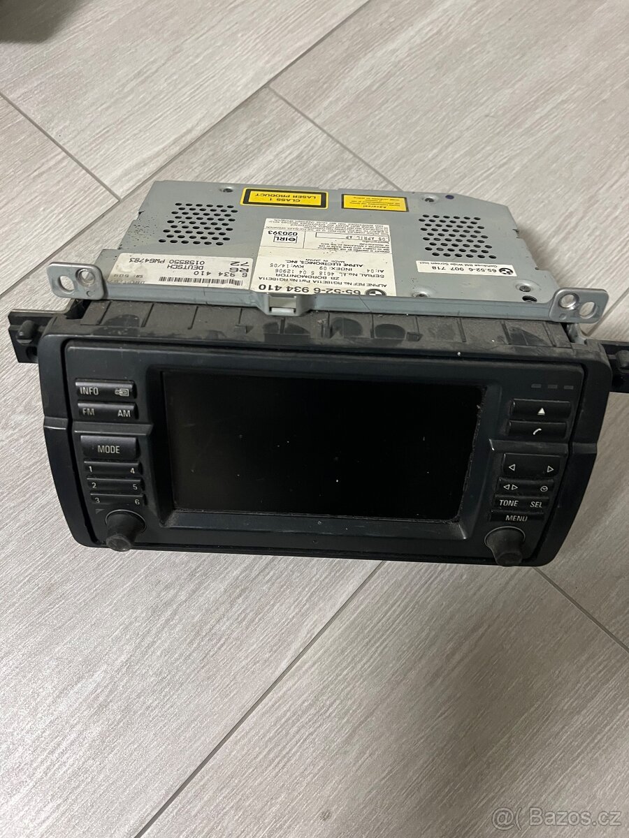 bmw e46 radio, zesilovač, cd měnič, atd... - 8