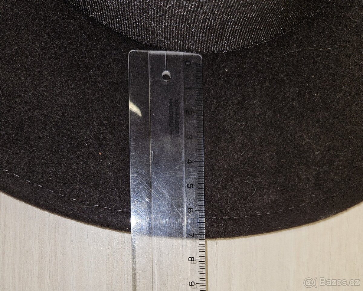 Prodám pánský hnědý plstěný klobouk Skoczów, velikost 59 - 8